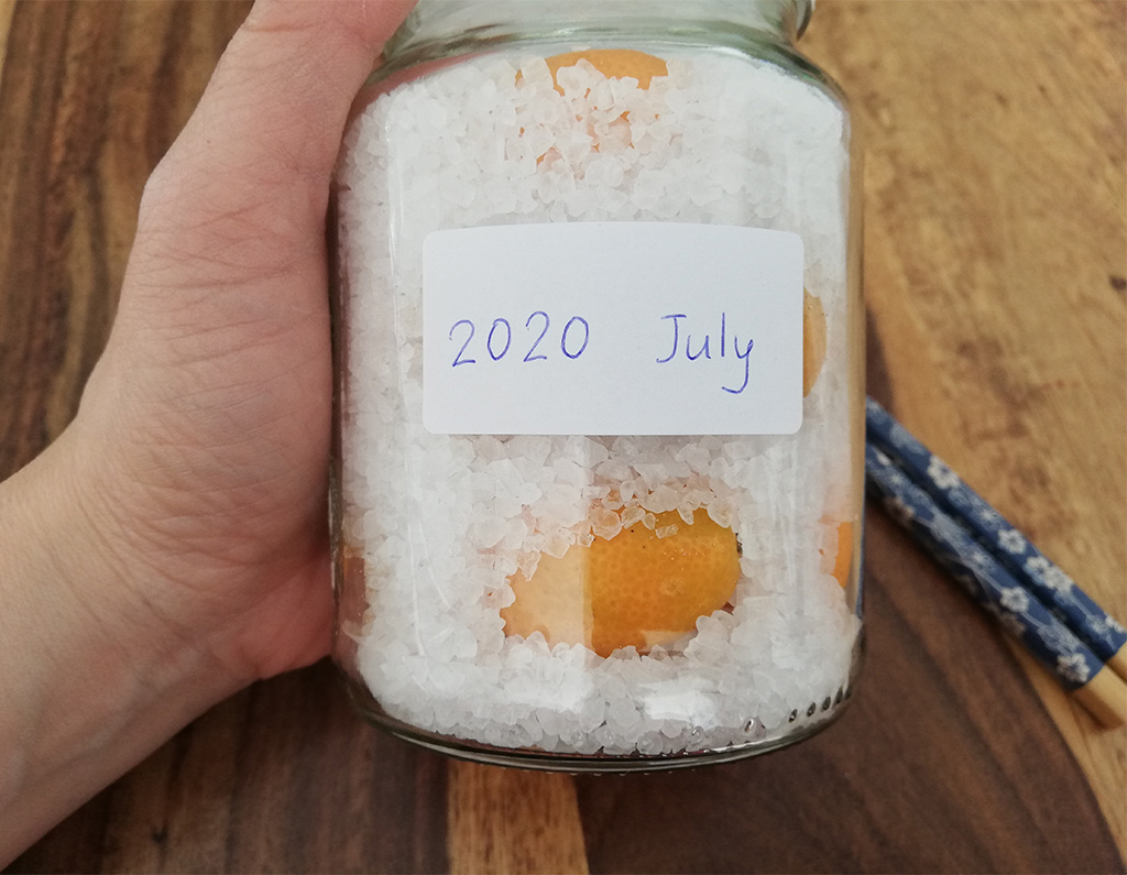 Salt Preserved Kumquat for coughing